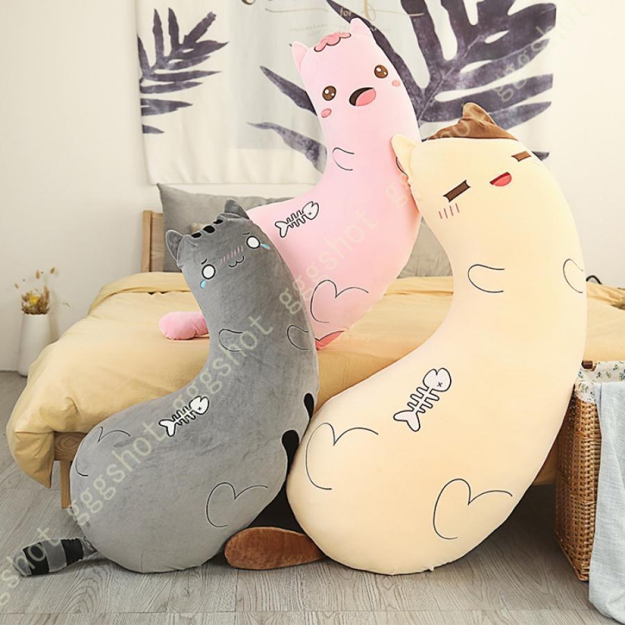 座布団 座クッション ドーナツ型 シートクッション腰当 ぬいぐるみ 猫 ねこちゃん 癒し系のクッション ミミとしっぽが可愛い顔型 痔 クッション