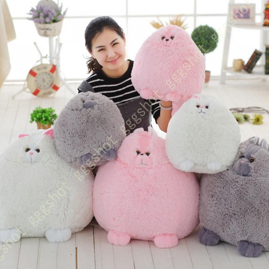 ペルシャ猫 ぬいぐるみ 白 抱き枕 人形 50cm 大きい かわいい クッション 女の子 抱きまくら 心地いい 子供 女性 お祝い インテリア 添い寝枕 もちもち