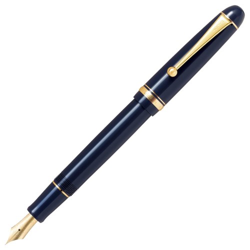 PILOT 万年筆 カスタム74 EF エキストラファイン(極細字) ダークブルー 黒 FKKN12SRDLEF ペン先14K パイロット｜くらしのケアマーケット店