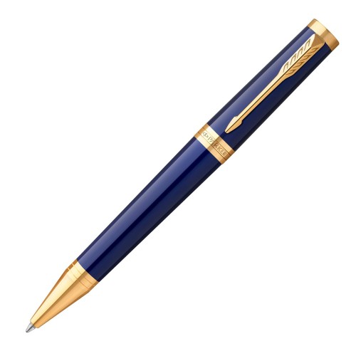 PARKER パーカー ボールペン インジェニュイティ ダークブルーGT 中字 油性 ギフトボックス入り 正規輸入品 2182628｜くらしのケアマーケット店 14,000円