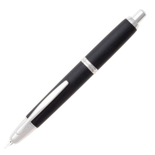 PILOT 万年筆 キャップレス 木軸 EF エキストラファイン(極細字) ブラック 黒 FC25SKBEF ペン先18K パイロット｜くらしのケアマーケット店