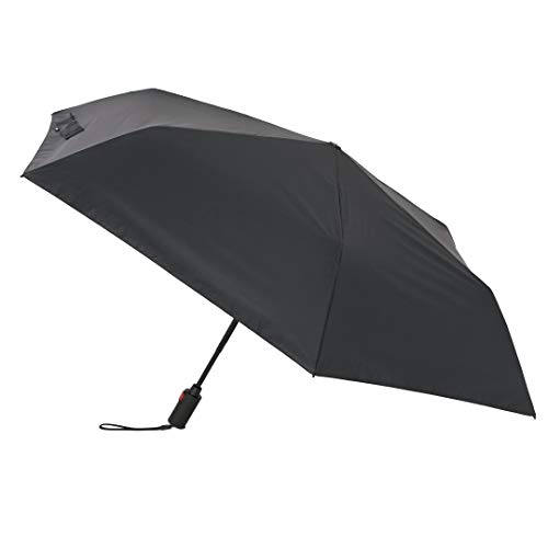 Knirps 折りたたみ傘 ワンタッチ自動開閉 軽量 晴雨兼用 正規輸入品 U220 Ultra Light Duomatic Safety Black KNU220-1001|くらしのケアマーケット店