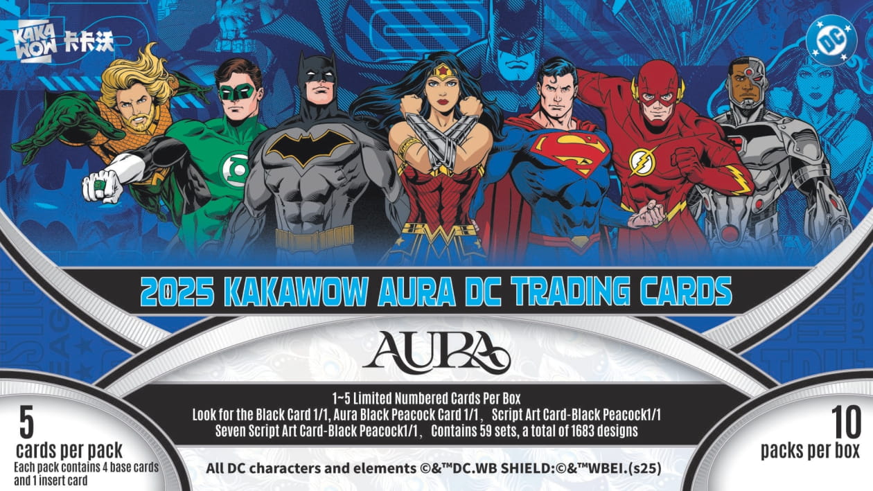 2025 KAKAWOW AURA DC TRADING CARDS