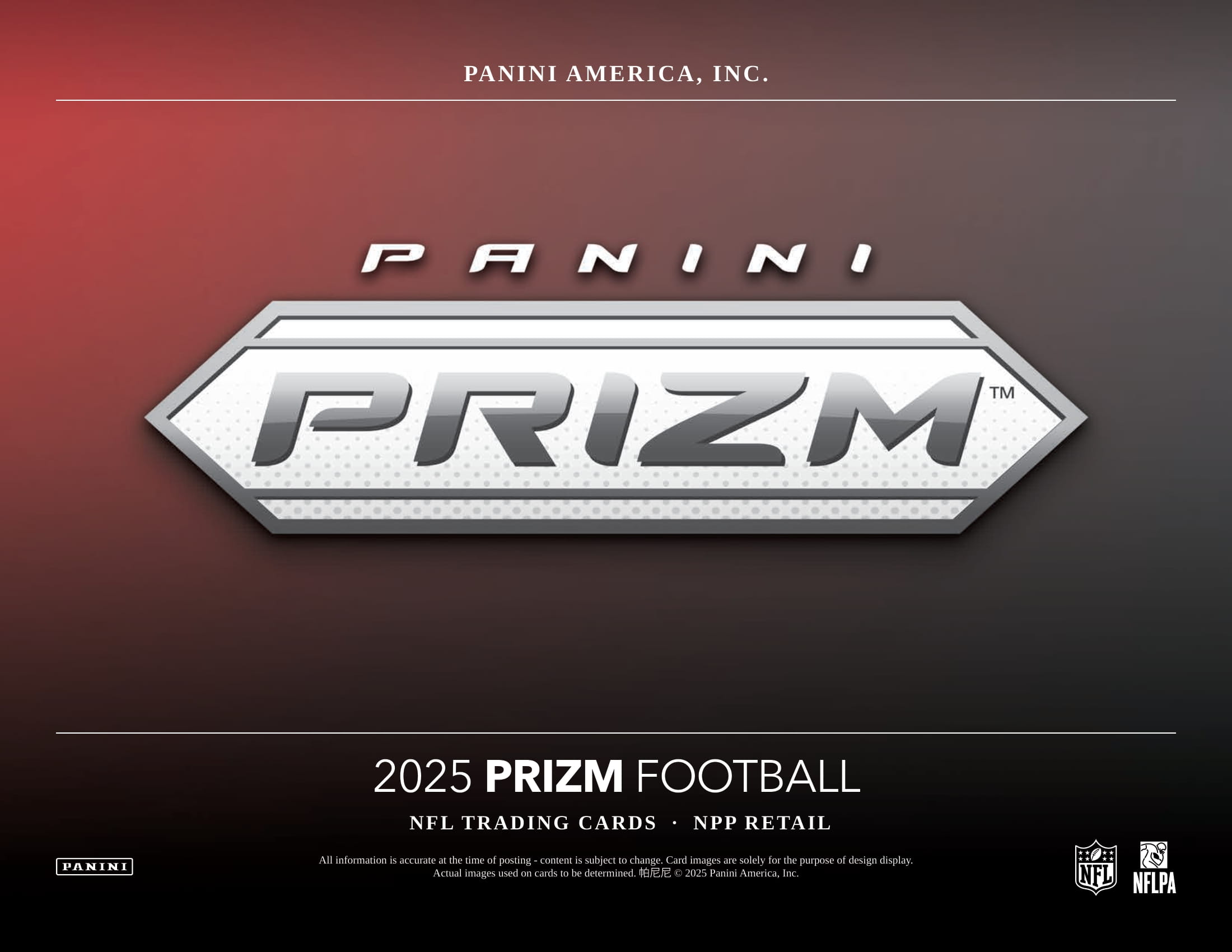 NFL 2025 PANINI PRIZM BLASTER