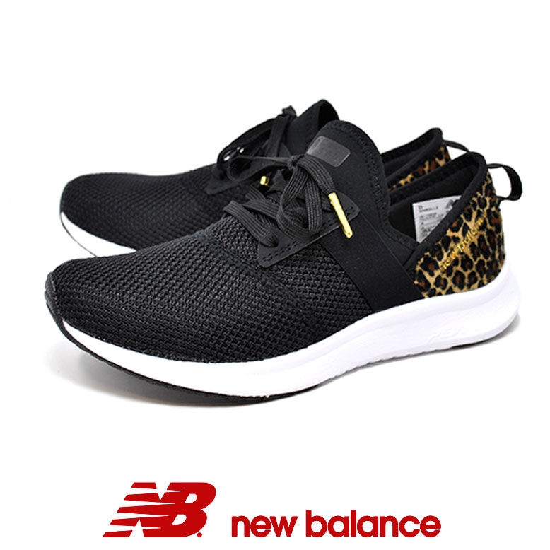 楽天市場 ニューバランス スニーカー レディース Newbalance Nergize W L2 黒 ブラック レオパード モック シューズ ｍｉｏ ｆｏｏｔｗｅａｒ