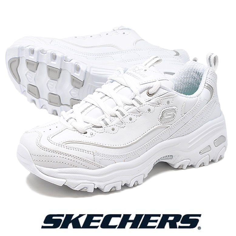 楽天市場 スケッチャーズ Skechers D Lites Wsl ホワイト 厚底 スニーカー ディーライツ レディース シューズ Rcp ｍｉｏ ｆｏｏｔｗｅａｒ