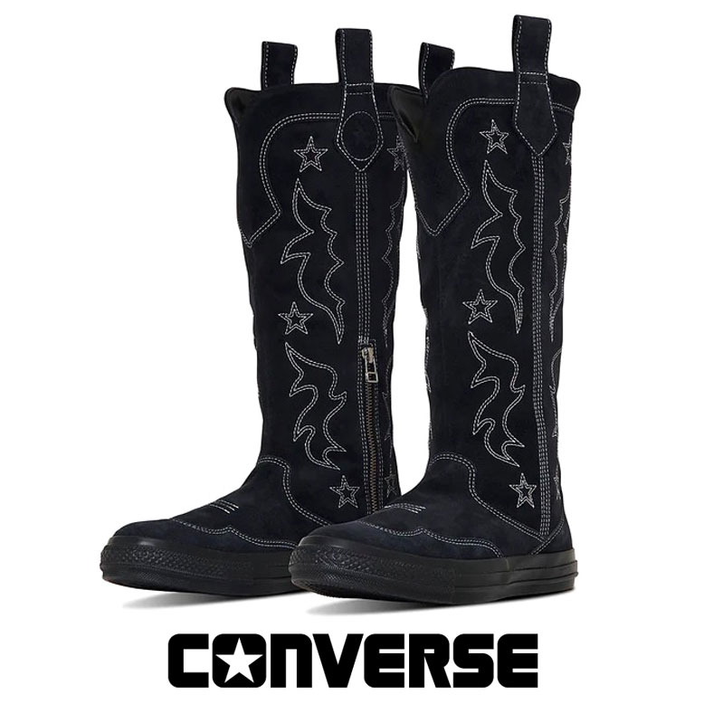 コンバース オールスター ウェスタンブーツ ST Z ブラック 黒 スエード CONVERSE ALL STAR WESTERNBOOTS 1SE299 スニーカーブーツ