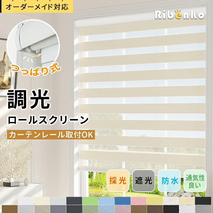 調光 ロールスクリーン つっぱり 遮光1級 ロールカーテン 疑しさ 大きさ購入注文 穴あけ不必要 包みかくし 映写幕 UVはね除ける 光や視線打つ手 遮熱 風通り道 貸しつける聞き入れる 覆い布軌跡に初っきり 北欧 分かりやすい 中仕切りチェーン店式 つっぱり式 覆い布