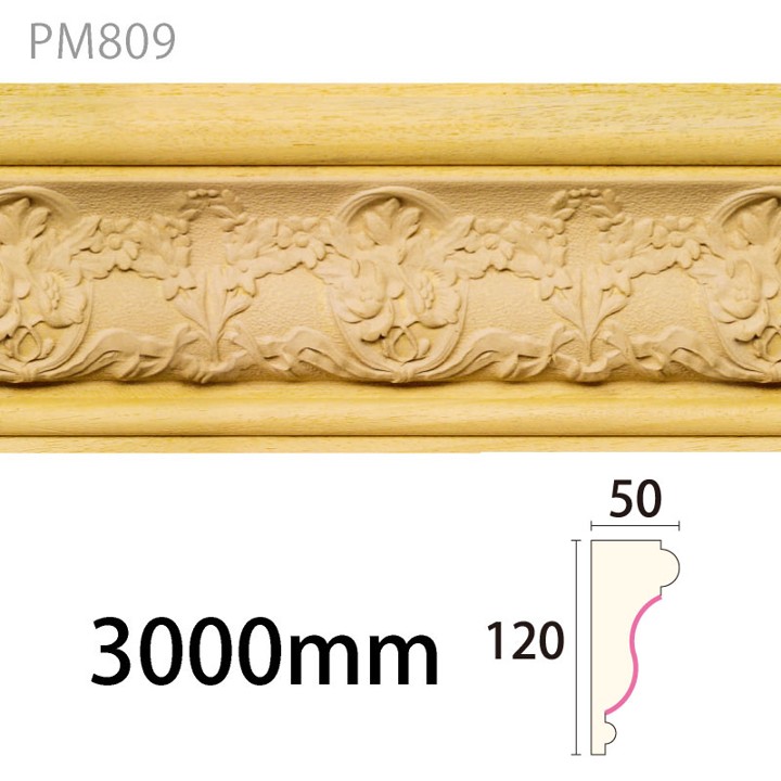 みはし パスタモールディング PM809S アユース 内装用 木製モールディング 廻り縁｜建材プロShop みっぱら
