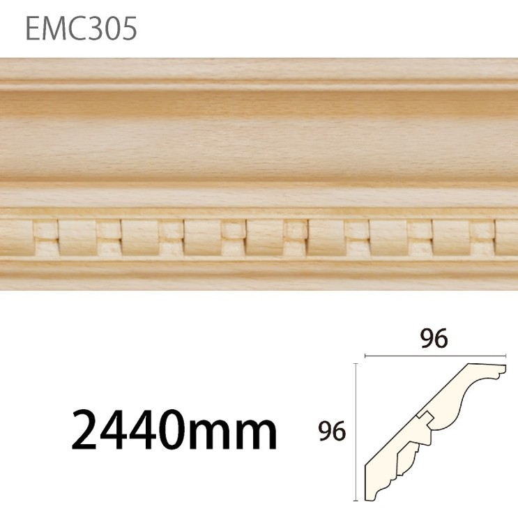みはし サンエバモール EMC305BN ブナ 内装用 木製モールディング 廻り縁｜建材プロShop みっぱら