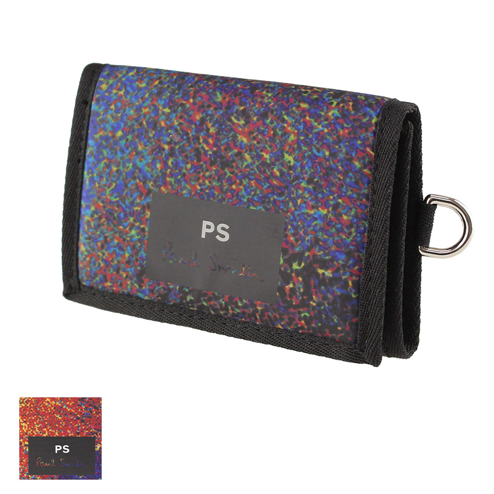 paul smith 財布 Paul Smith 財布 ミックスドゥードゥル 2つ折り財布 / 555409