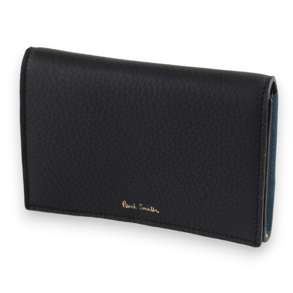 ポールスミス 折りたたみ財布 定期 名刺入れ Paul Smith 6097r Esoftc ブラックマルチ系 財布 小物 レディース オンラインショップ