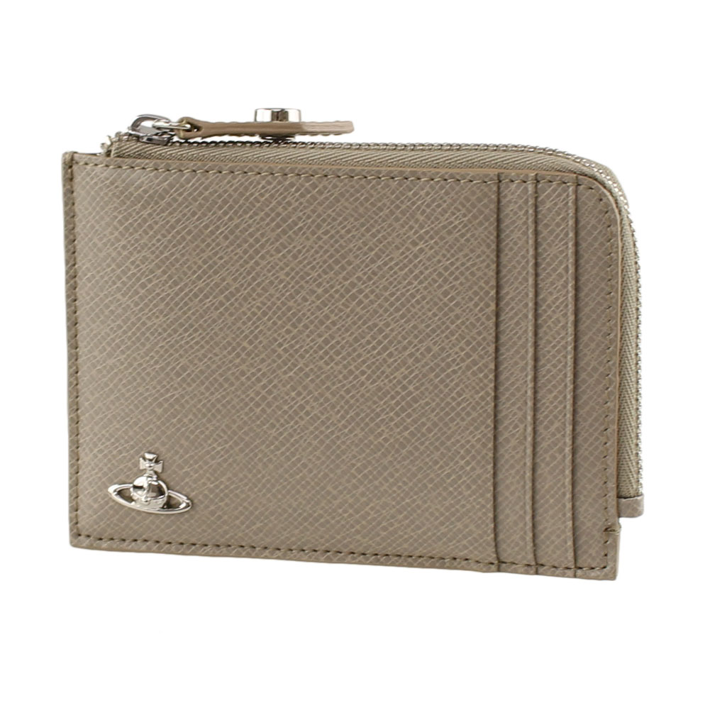 ヴィヴィアン ウエストウッド カードケース・パスケース ミニ財布 VIVIENNE WESTWOOD 51040064 P401 グレー系 財布・小物 レディース・メンズ兼用
