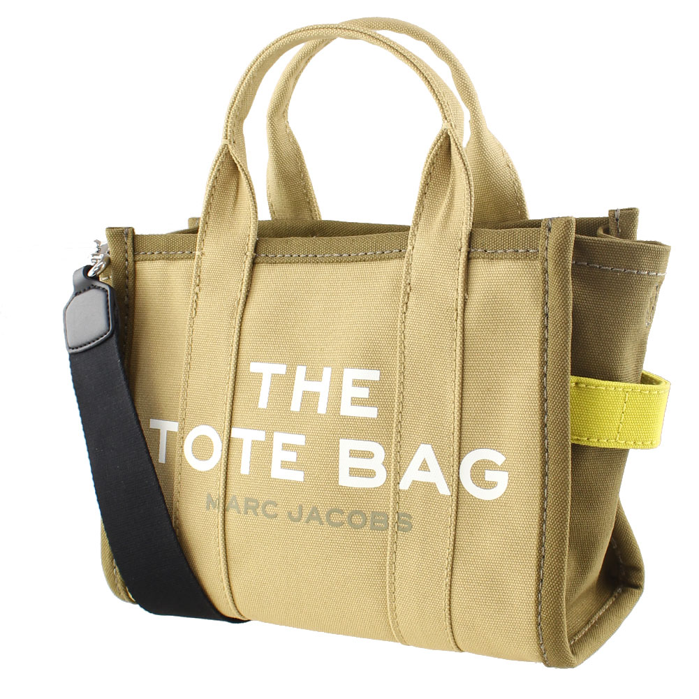 マークジェイコブス トートバッグ ショルダーバッグ キャンバス 2WAY MARC JACOBS H062M01RE21 カーキマルチ バッグ レディース