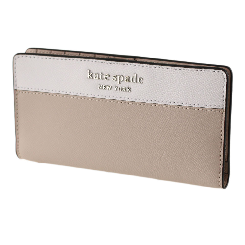 50 Off ケイトスペード 財布 二つ折り Kate Spade Wlru6016 129 ベージュマルチ系 バイカラー 財布 小物 レディース 日本産 Www Nripost Com