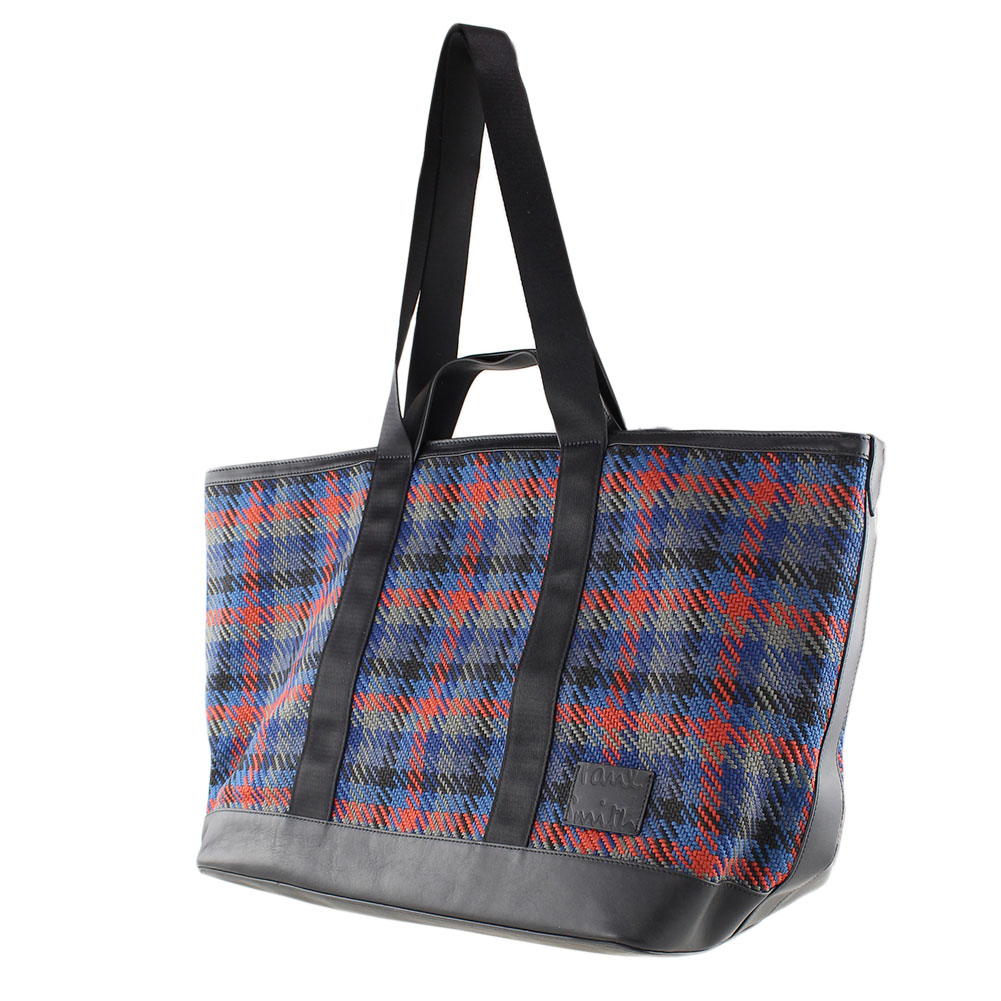 ポールスミス トートバッグ 2WAY PAUL SMITH 6894/GCHECK 47 レッド系