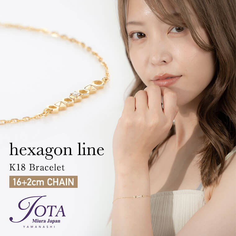 ブレスレット Yochi NEW YORK 18k ゴールドチェーン Yochi NEWYORK ヨキニューヨーク ブレスレット ゴールドチェーン