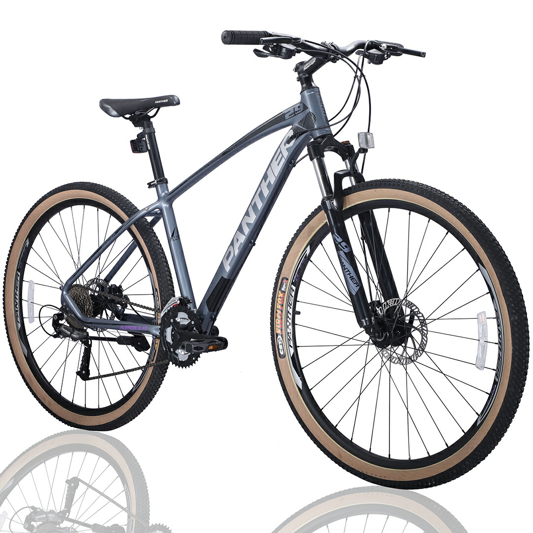 【楽天市場】PANTHER(パンサー) マウンテンバイク MTB 29inch×2.2 MAXXISタイヤ シマノ 27段変速 Shimano  ALTUSシリーズ 超軽量異型アルミフレーム フレーム高さ440mm 適応身長165cm以上前後クイックリリース搭載ライザーバー初心者 ...