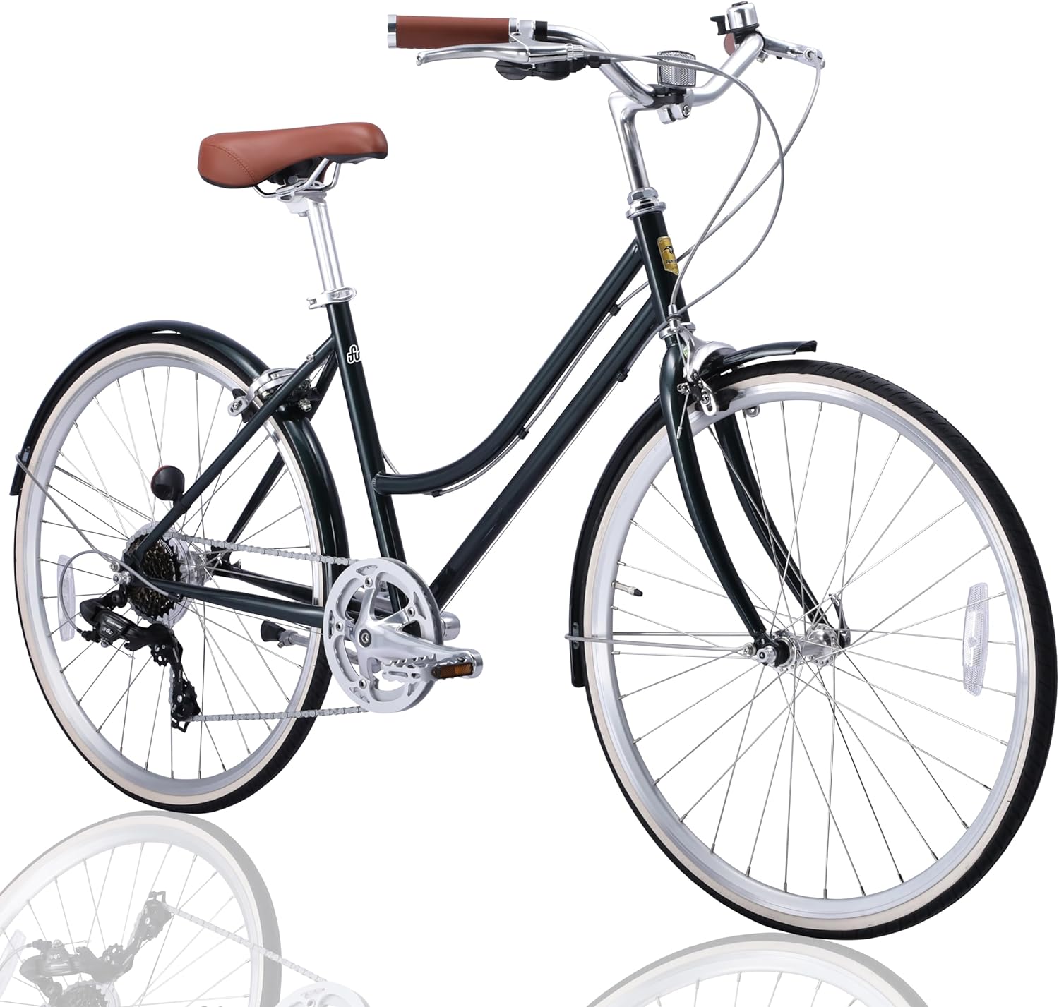 【美品】PANTHER FUN シティサイクル 外装7段変速 クラシックデザイン 美品】PANTHER FUN シティサイクル 外装7段変速 クラシックデザイン