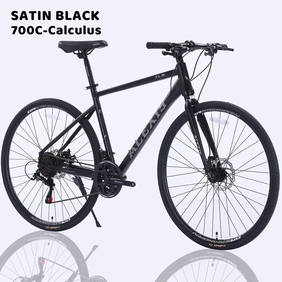楽天市場】クロスバイク 自転車 ACEXIS シマノ21段変速 適応身長160cm