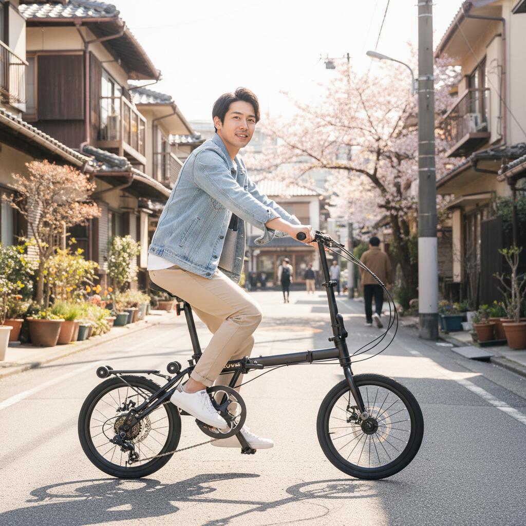 【成し遂げる車お届け能力のある】ACEXIS 折りたたみ銀輪 小みち車 ミニベロ 三つ折り遣りかた 精神的な統合止むを得ずなし 16in 20in 自然調整身たけ140糎以上 前後レコード盤打ちきり パウダーコンパクト クロモリ 通い通学 街乗り 製造業者引き受ける1年次
