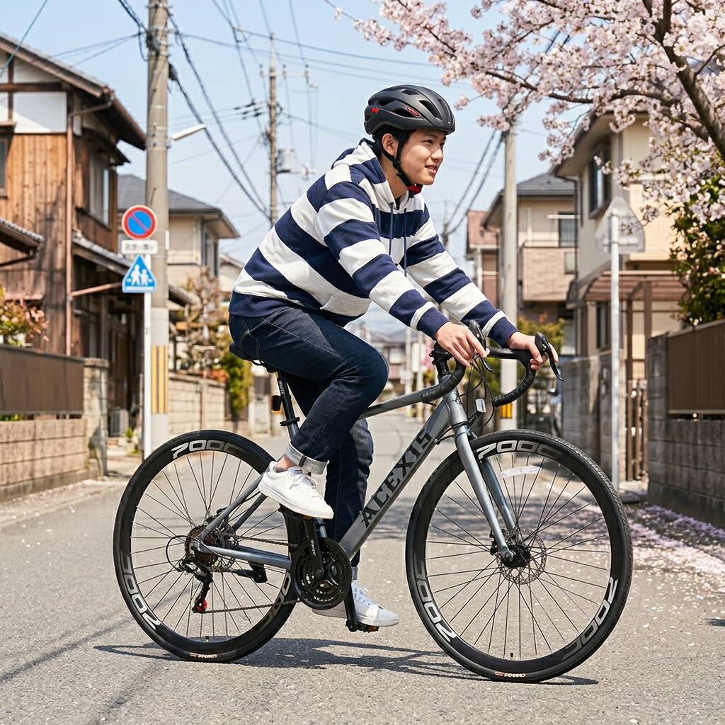 【百貨店大売り出し1,000円OFF！】【遣っ付ける車お届け能力のある】ACEXIS 読み込む自動二輪車 銀輪 シマノ21段変速 軽銀ひな形 自然調整身の丈160珊以上 前後輪クイック版行遣りくち 朦々たる座布団サドル レコード盤打ちきり 通い 通学 差し上げ物 生まれ落ちる日