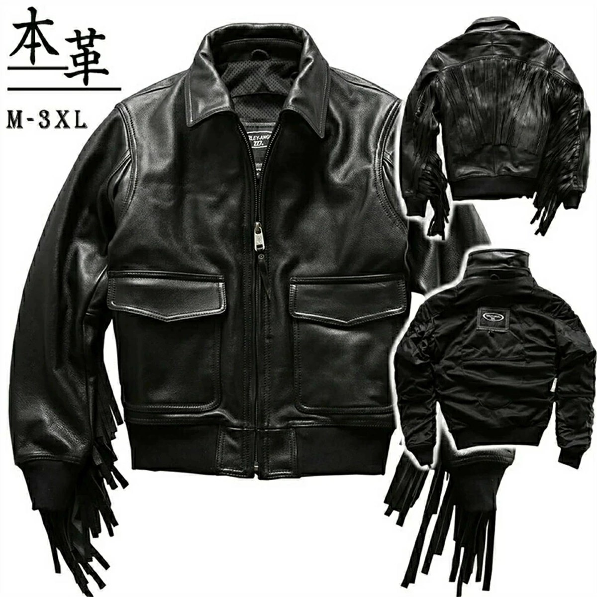 楽天市場】【送料無料】 メンズ レザー ブルゾン ジャンパー ホック