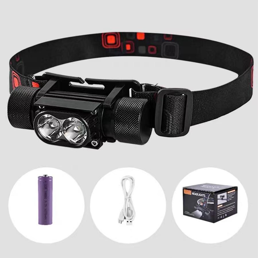 めい商品 楽天市場】ヘッドライト 防水タフネス 釣りに最適 5段の照明 充電式