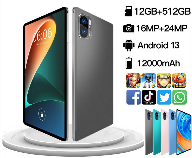 楽天市場】平板?? Incell FHD 4K 超高分辨率 PC 10 英寸 Android 13.0