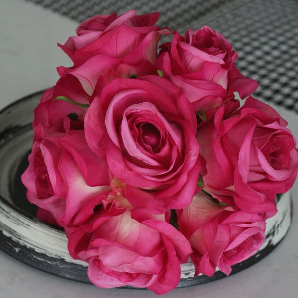 98 Off オリジナル ブーケ 花束 ローズ ディープピンク ピンク 赤 人気商品 モダン 豪華 Modern インテリア シルクフラワー アートフラワー アーティシャルフラワー フラワー 造花 バラ かわいい 可愛い おしゃれ お洒落 上品 エレガント プレゼント ギフト Fucoa Cl