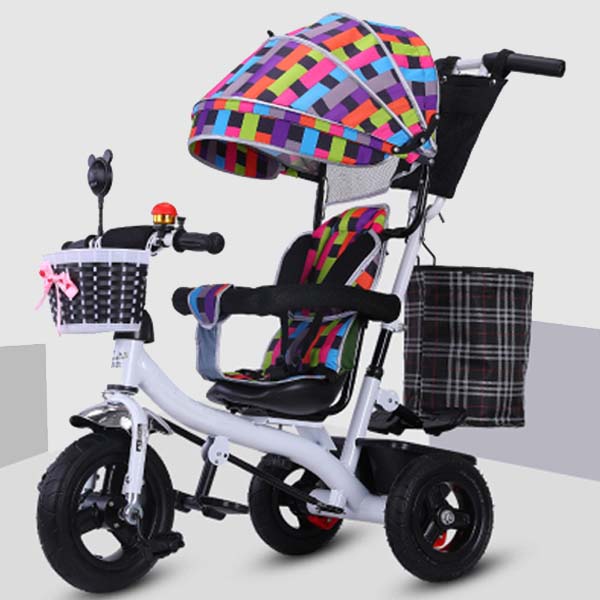 楽天市場 両対面三輪車 三輪車 子供用三輪車 三輪車のりもの サンシェード付き コントロールバー付き おもちゃ かじとり 乗用玩具 足けり 公園遊び 幼児用 赤ちゃん 乗り物 ギフト プレゼント 誕生日 Kj セレクトグッズ ミラージュ