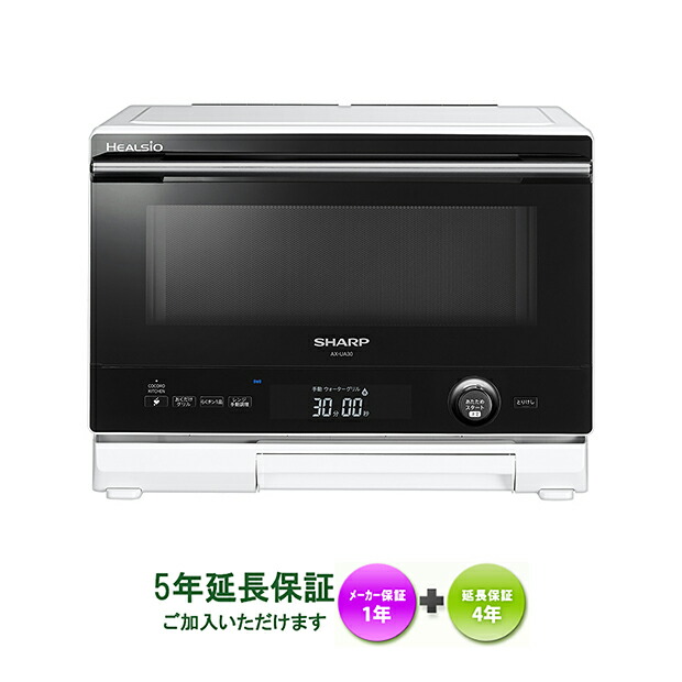 未使用新品！SHARP シャープ ウォーターオーブン ヘルシオ AX-UA30★ Amazon.co.jp: Sharp Water Oven Helsio AX-UA30-W White : Home
