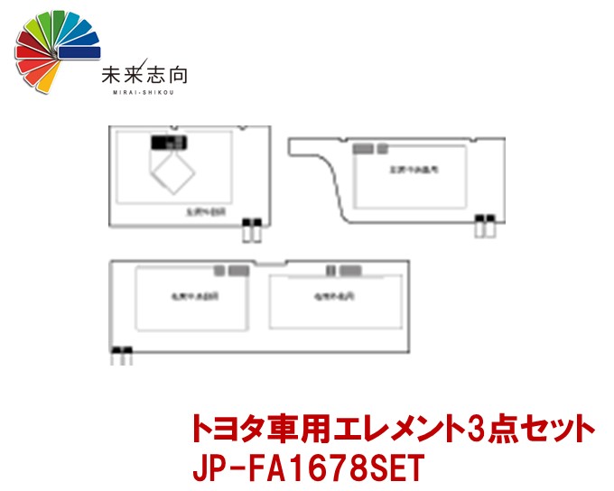 楽天市場】イクリプス用 エレメントと端子テープのセット JP-FAF12 : 未来志向