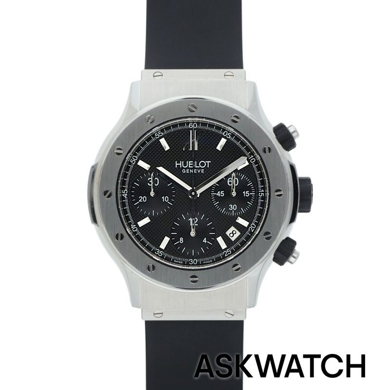 ウブロ HUBLOT 1926.105.1 クラシック クロノグラフオートマティック腕時計(シルバー 120.09g)【ASK99】【小物】【521152】【中古】bb33#askwatch*B |ASKWATCH