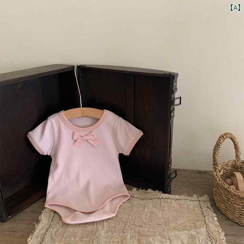 ロンパース シンプル カジュアル かわいい ベビー 赤ちゃん キッズ 乳幼児 子供 ベビー服 キッズファッション 子供服 男の子 女の子 夏画像