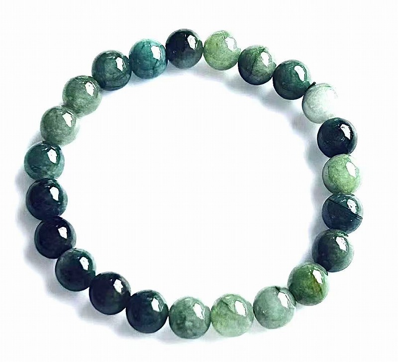 楽天市場】アップルグリーン 翡翠 ヒスイ ブレスレット 8.6mm-9.2mm 本