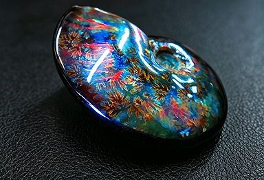 【新品】 天然石（原石） 数万個の中の一個★天然マダガスカル産 ★ 両面オパールアンモナイト 化石標本超巨大45ｇ★65ｍｍ D0738 ｜ディ・ヴィルト・ブリッジ 12,600円