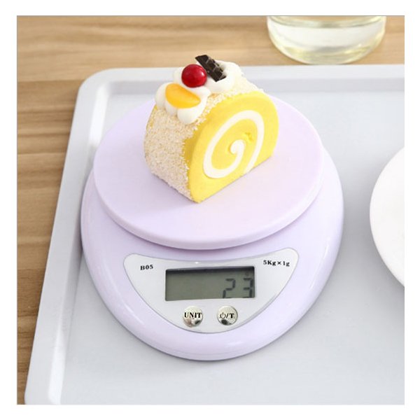 電子はかりデジタルキッチンスケール5Kgまで1g単位計り秤風袋機能付コンパクトはかりデジタルスケール安い軽量電子秤万能