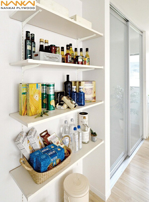 楽天市場 4段 D450 可動棚板セット Bタイプ 南海プライウッド Ktb4d4 W Lw A みらいの夢