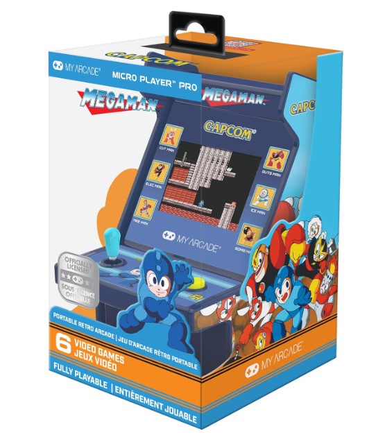 My Arcade ロックマン ナノプレーヤー プロ ポータブル レトロ アーケ Amazon.co.jp: My Arcade ロックマン ナノプレーヤー プロ