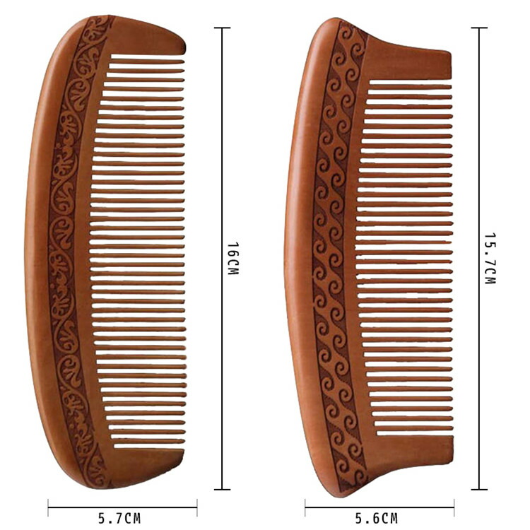 楽天市場】桃の木櫛 つげ櫛 木製櫛 ヘアブラシ 男女兼用 血行