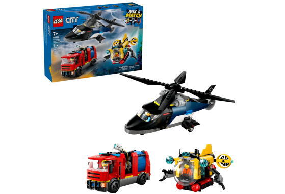 楽天市場】レゴ シティ 60166 海上レスキューヘリコプター : 未来屋
