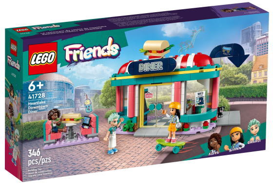 Rea_2.9ページ2個セット LEGO Friends レゴ フレンズ ハートレイクシティのダイナー