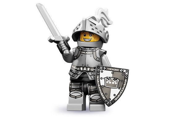 レゴ 71000 ミニ図形 つづき物9 主人公・ナイト爵 （Heroic Knight-4） - ミニフィグ (1z248) パーツ単品-ブロック