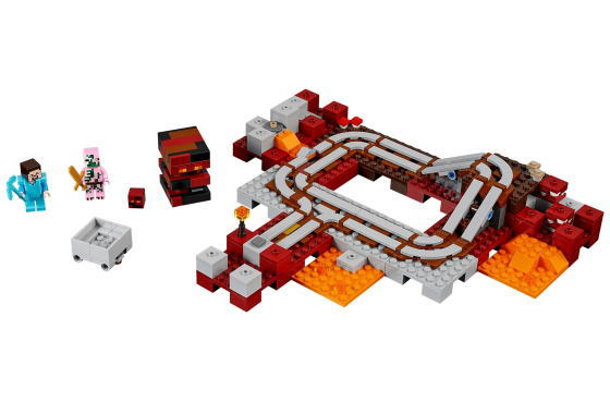 楽天市場 レゴ マインクラフト 暗黒界の線路 未来屋 楽天市場店