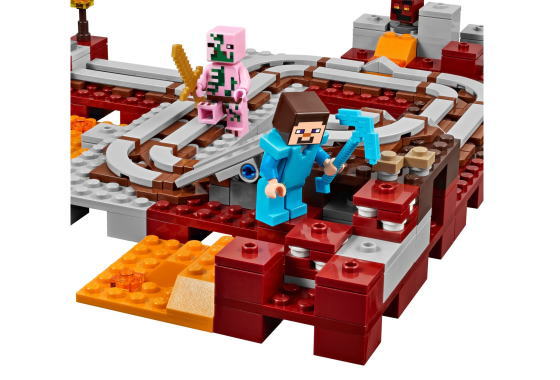 楽天市場 レゴ マインクラフト 暗黒界の線路 未来屋 楽天市場店