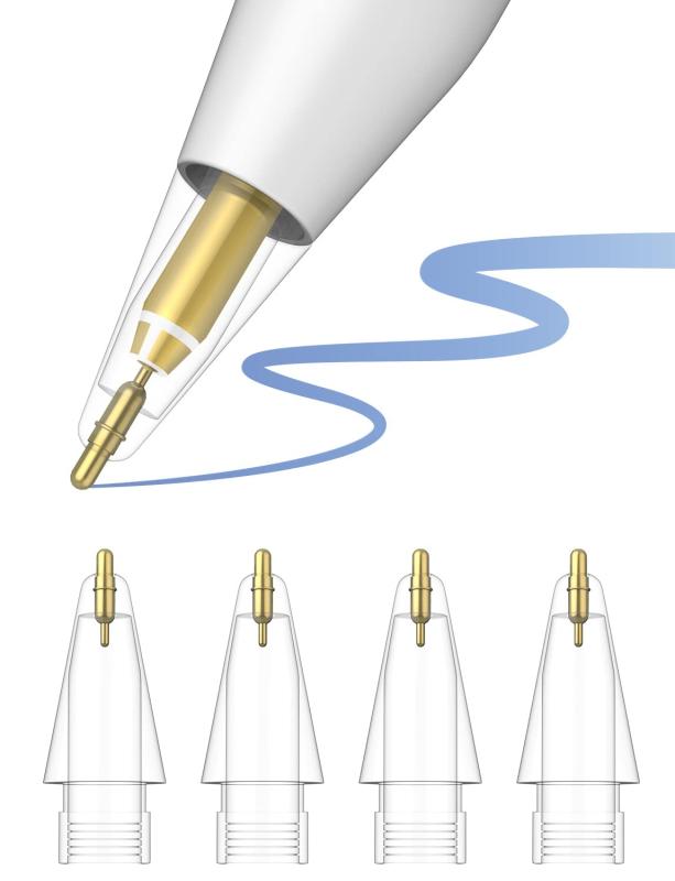 楽天市場】金属製4個入り アップルペンシル 交換用ペン先 Apple