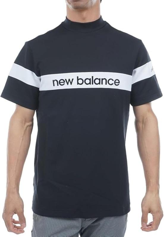 new balance(ニュー平衡にする) ゴルフ メンズ 半袖 モックネックシャツ(吸湿速乾燥した・伸ばすこと性) / 012-5166002メンズ