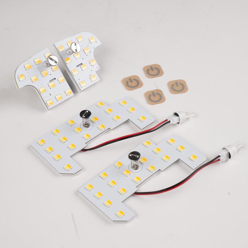 LEDルームランプセット 専用設計 新型 3色15段階光量調整機能付き 車内灯 爆光 室内灯 LEDルームライト カスタムパーツ 取付簡単 専用工具付 取扱説明書付