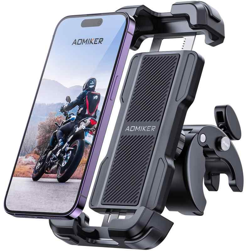 楽天市場】2024新登場 Aomiker バイク スマホ ホルダー スタンド
